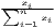   x
∑n-ixi
  i=1